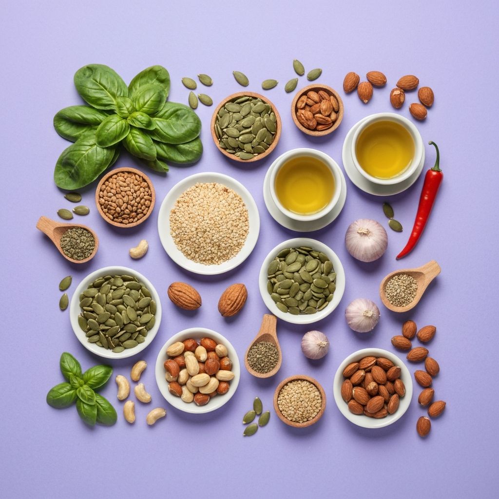 Übersicht Nährstoffe und Lebensmittel